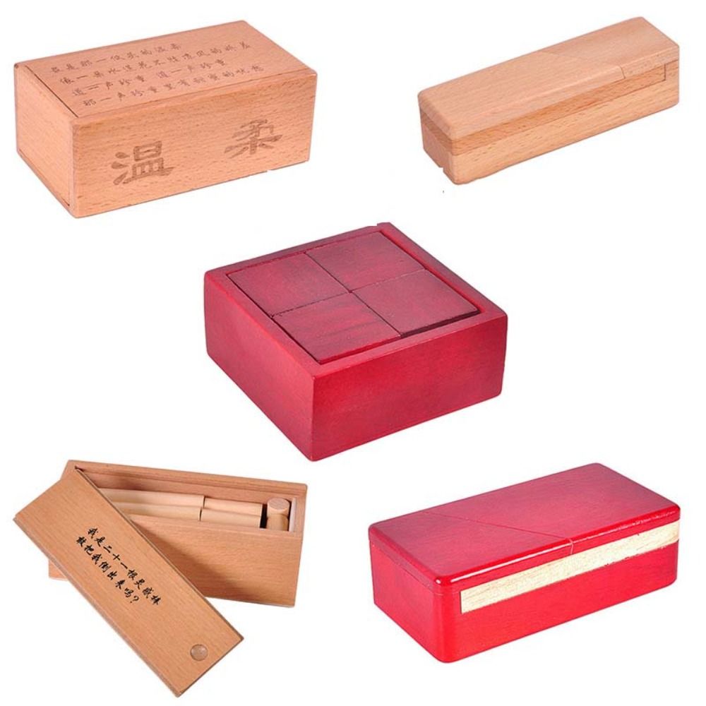Logic Game Unlock Wooden Brain Teaser Puzzle Cage Luban Lock Teaser Puzzle 3D Unlock Wooden Triangle Unlock Cage Apart Triangle Luban Lock Family Playing