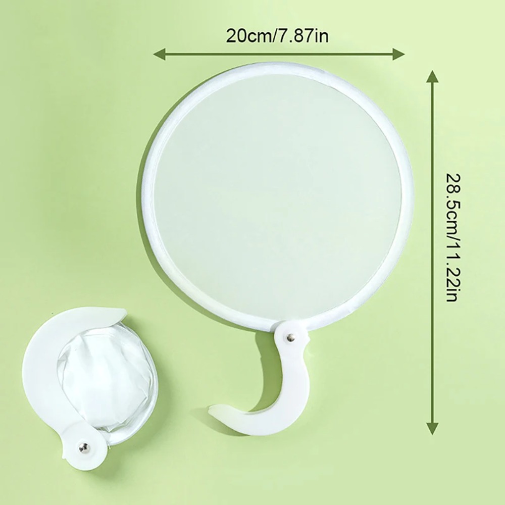 Crafts Portable Foldable Round Fans Mini Simple Blank Fan Plastic Decorative Fan Summer