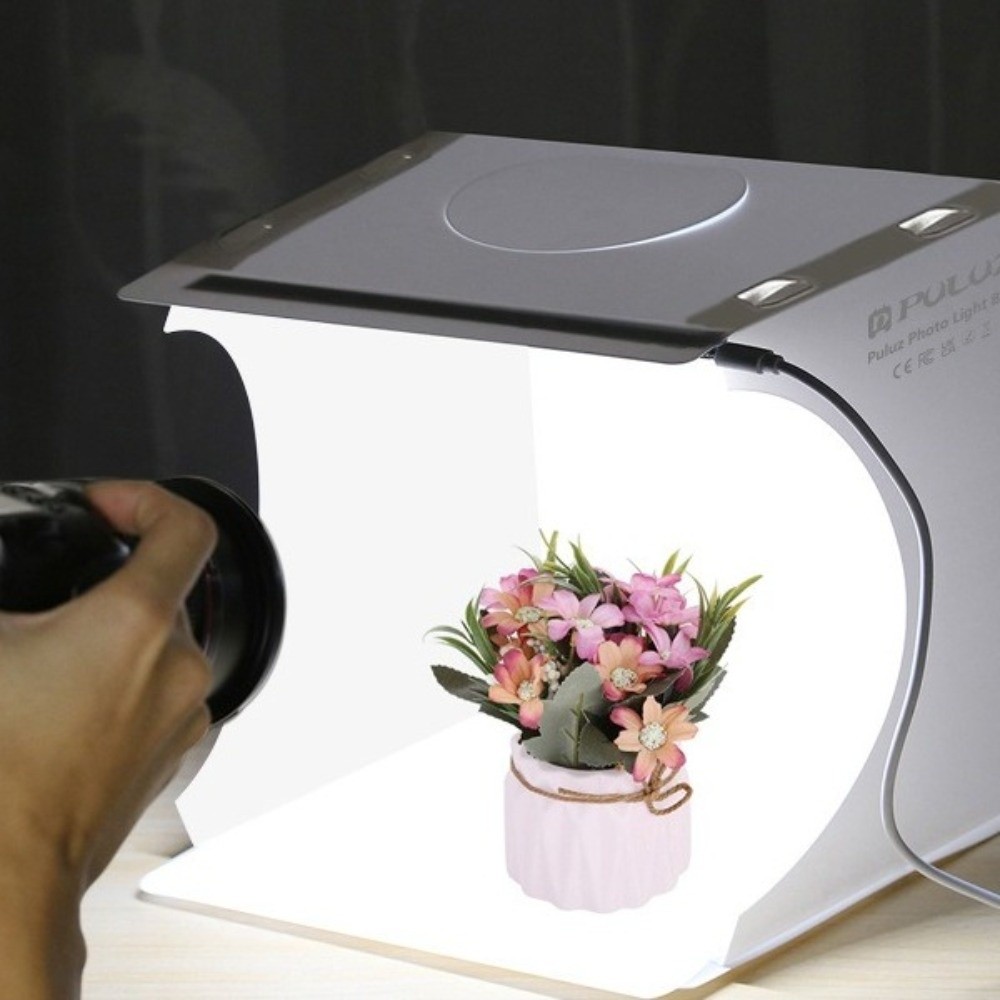 Folding Mini Camera Light Box 6 Colors Backdrops Soft Box LED Photography Light Tent Waterproof DIY Portable Light Box Advertising Photography