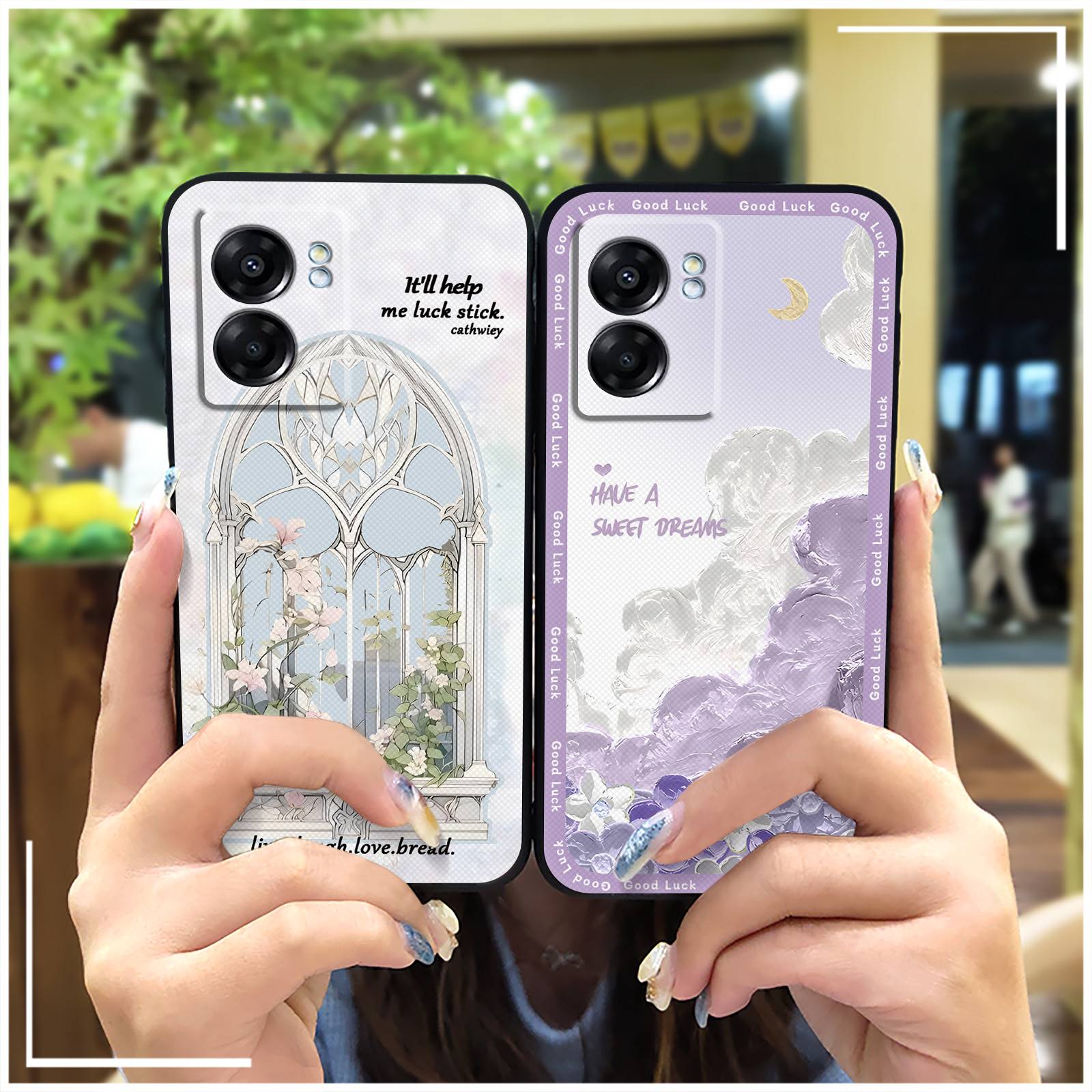 Waterproof Phone Pouch Phone Case For OPPO A77 5G Global/K10 5G Global/A56S 5G TPU Cartoon Back Cover Shockproof flower