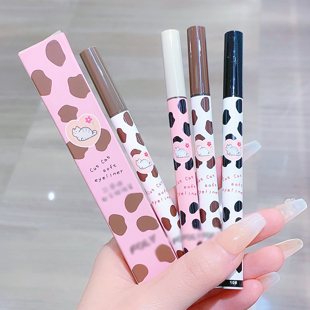 Wenefang Fashion Liquid Lying Silkworm Eyeliner Long-lasting Smudge-proof Eyeliner For Women Eye Cosmetic For Girls Waterproof Liquid Liner