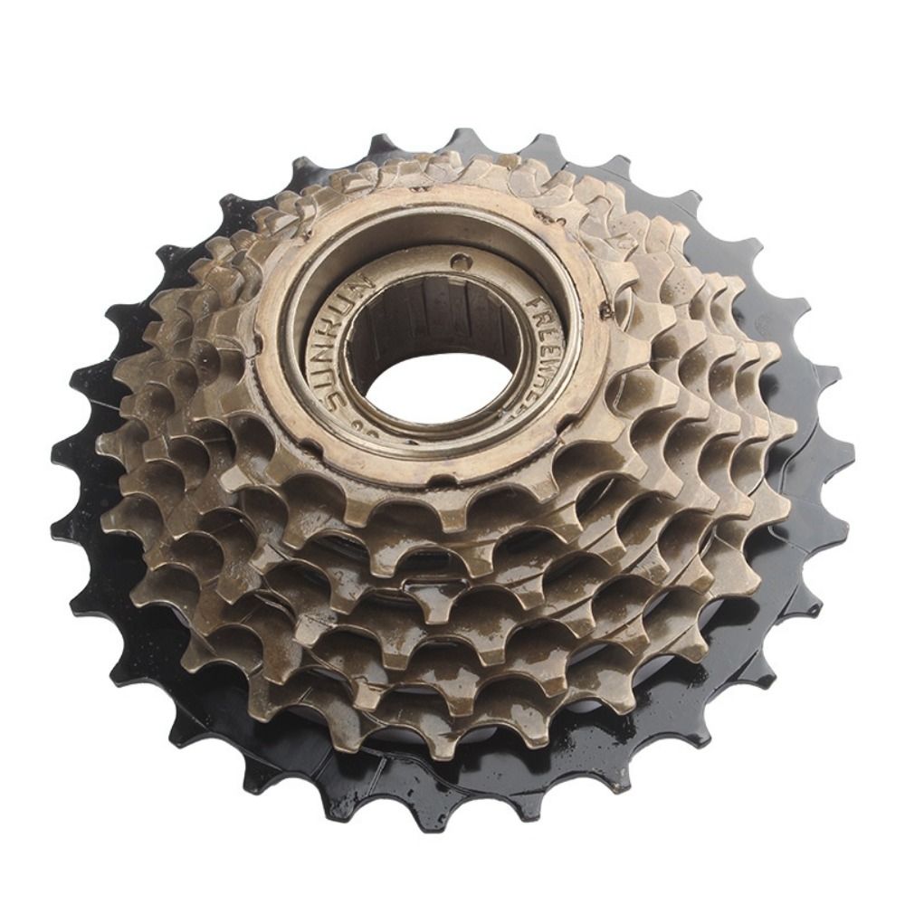 7 Speed Bike Freewheel 14T-28T Low Noise Freewheel Cassette Sprocket Smooth Shifting High-Carbon Steel Bicycle Freewheel Riding Part