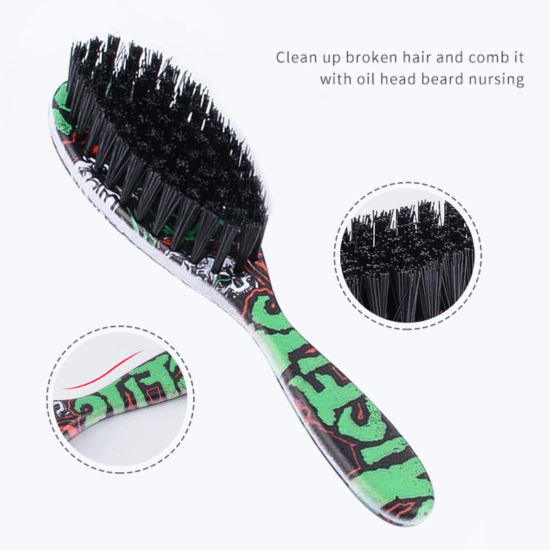 Wenefang Barber Neck Duster Soft Large Fan Shaped Salon Brush Hair Face Hair Cleaning Brush Professional Hair Cutting Tools