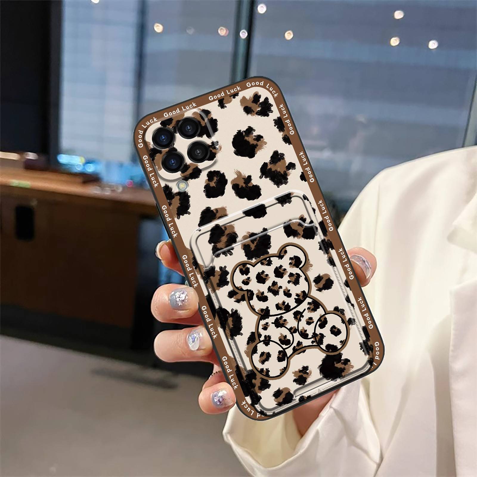 Cover Fashion Design Phone Case For Samsung Galaxy M33 5G Global/SM-M336B/DS/Jump2 Durable Card sleeve Shockproof TPU