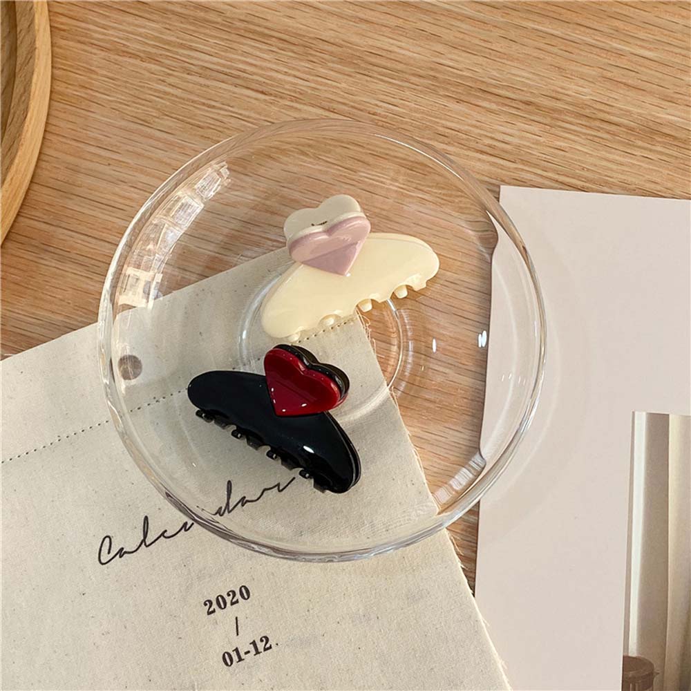 Wild Medium Women Girls Love Barrette Hair Claw Acrylic Hairpin