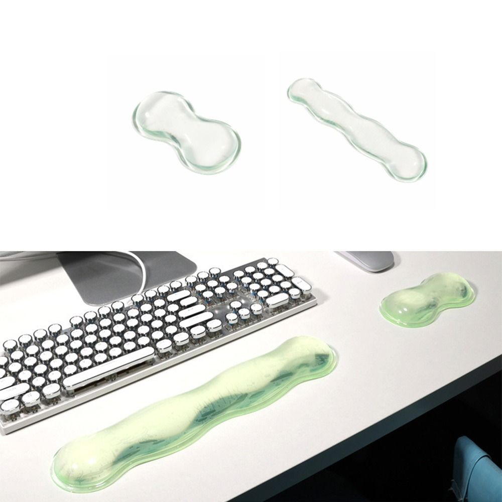 Stylish Design Creative Clear Mouse Wrist Rest Transparent Soft Gel Wrist Rest Pad Cool Ergonomic Silicone Gel Wrist Pad School