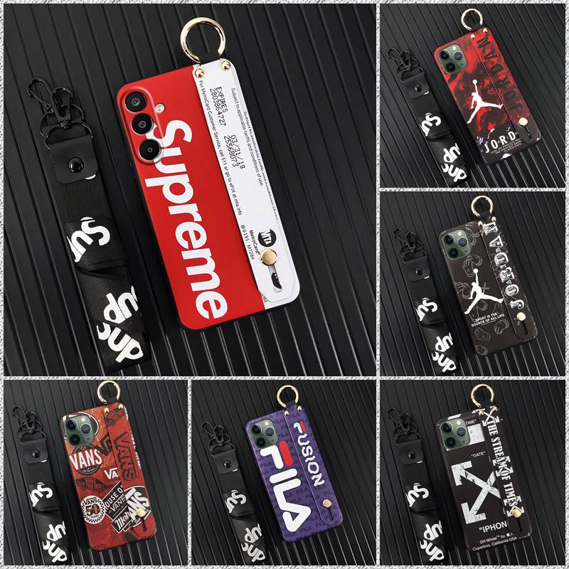 Silicone trendy Phone Case For Samsung Galaxy M16 5G/SM-M166P Fashion Design Shockproof Wristband Anti-dust Durable ring