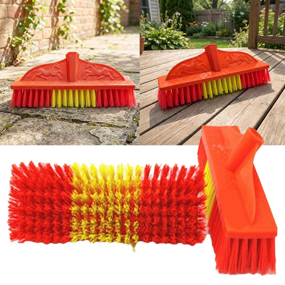 Household Cleaning Tool Tile Brush Thick Plastic Sturdy Bristles Scrub Brush Scrubbing Durable Grout Cleaner Bathroom
