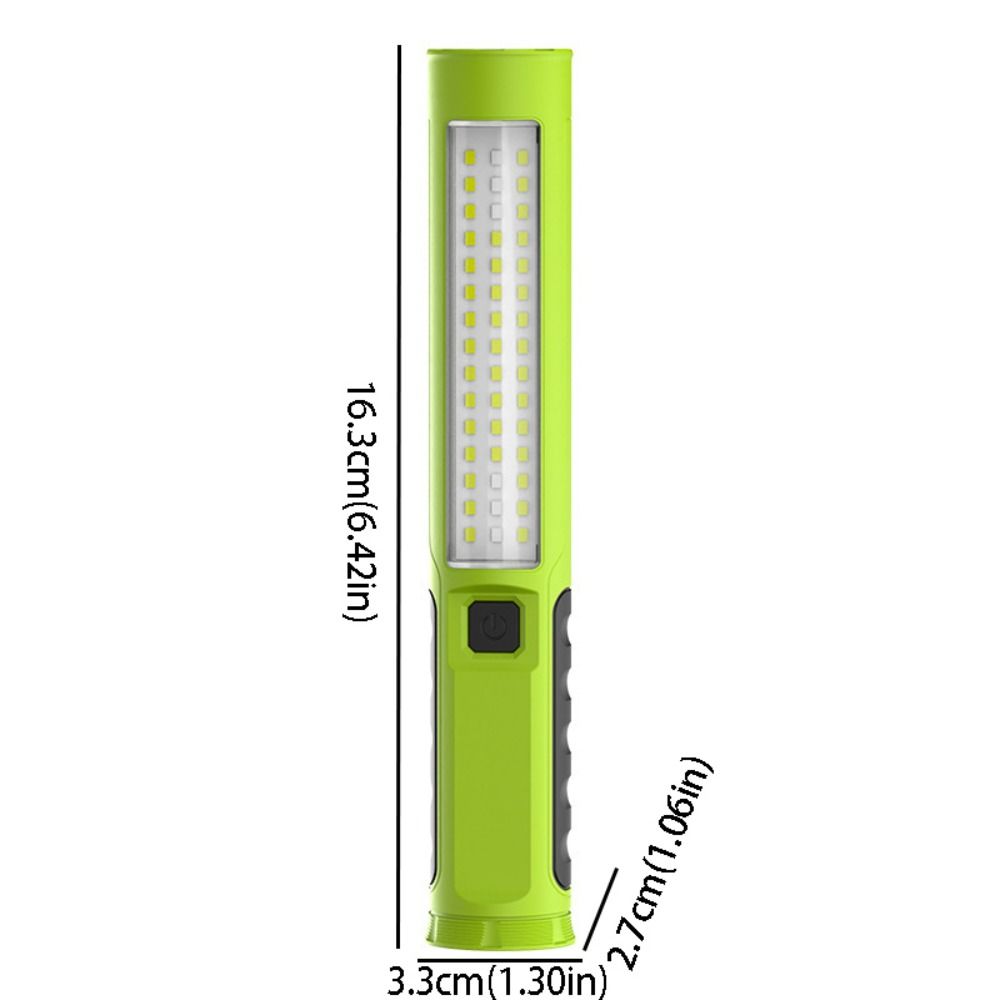 Portable Red Blue Warning Lights Portable Work Lamp Light Strip Hook Magnetic Light Vehicle Maintenance Lamp Multi-functional Flashlight Foldable Design COB Foldable Work Light Car Repair