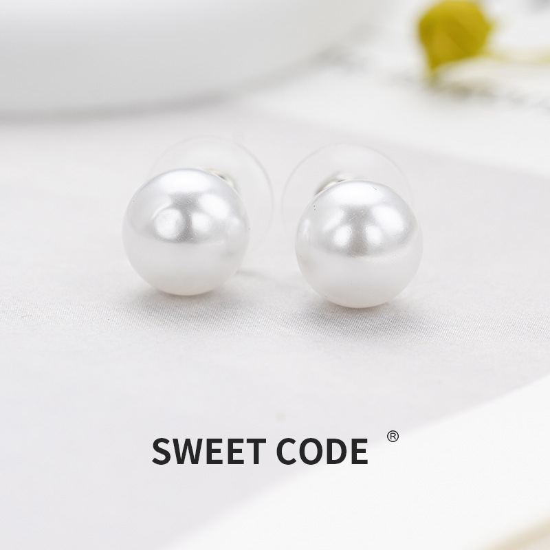 【New Arrivals】SWEET CODE Earrings Female Socialite Natural Freshwater Pearl Earrings Tide Gentle High-class Elegant Earrings