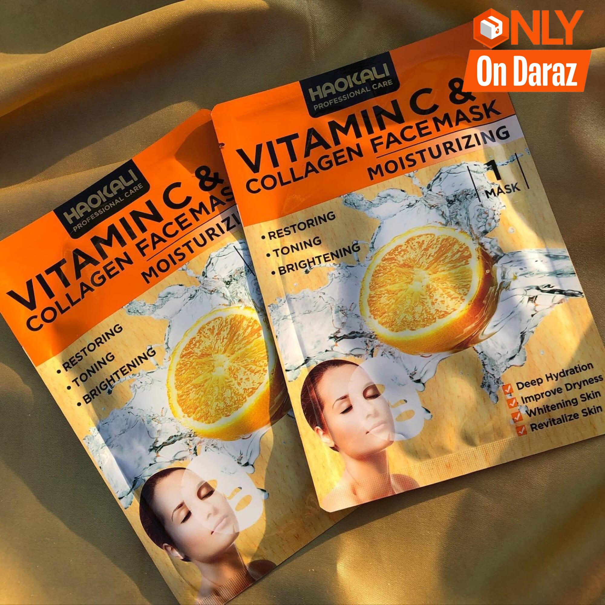 Vitamin C Facial Face Sheet Mask Pack Of 1