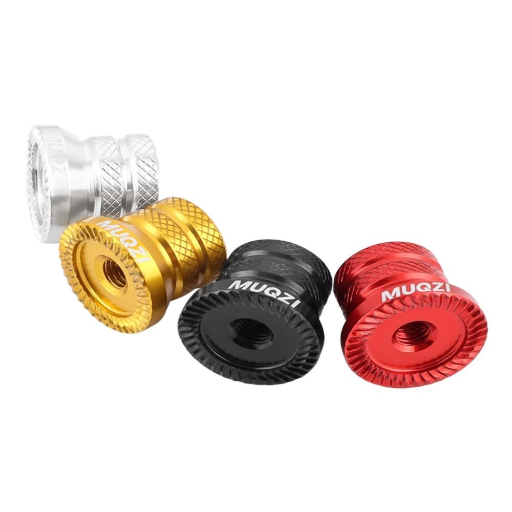 Pair Outdoor Sport Aluminium Alloy Bike Hub Nut High Strength Lightweight Bicycle Axle Nut Anti Slip Design Brilliant in Color Quick Release Lever Nut Hub Cycling Enthusiasts