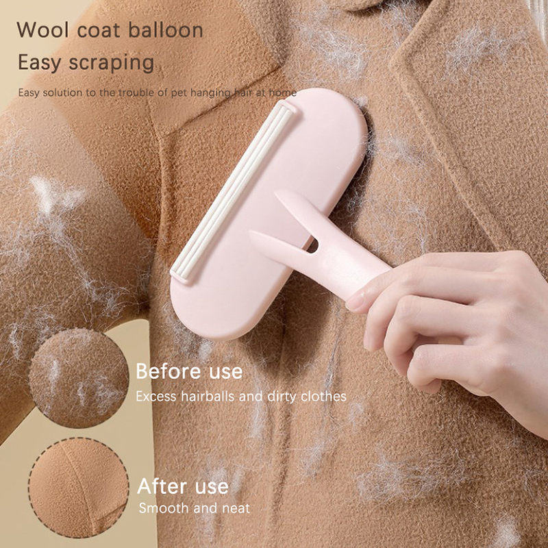 Lint Roller Fluff Remover Brush Portable Coat Sweater Shaver Dog Cat Pet Hair Fur Scraper Fabric Carpet Sofa Cleaning Tool Home DD7
