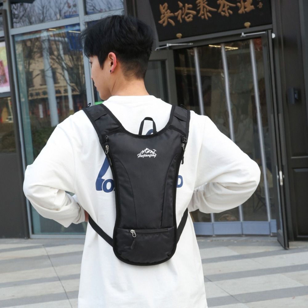 Travel Reflective Running Hydration Vest Cycling Backpack for Outdoor Sports Climbing Hiking MTB Road Bike - Adjustable Vest Bag