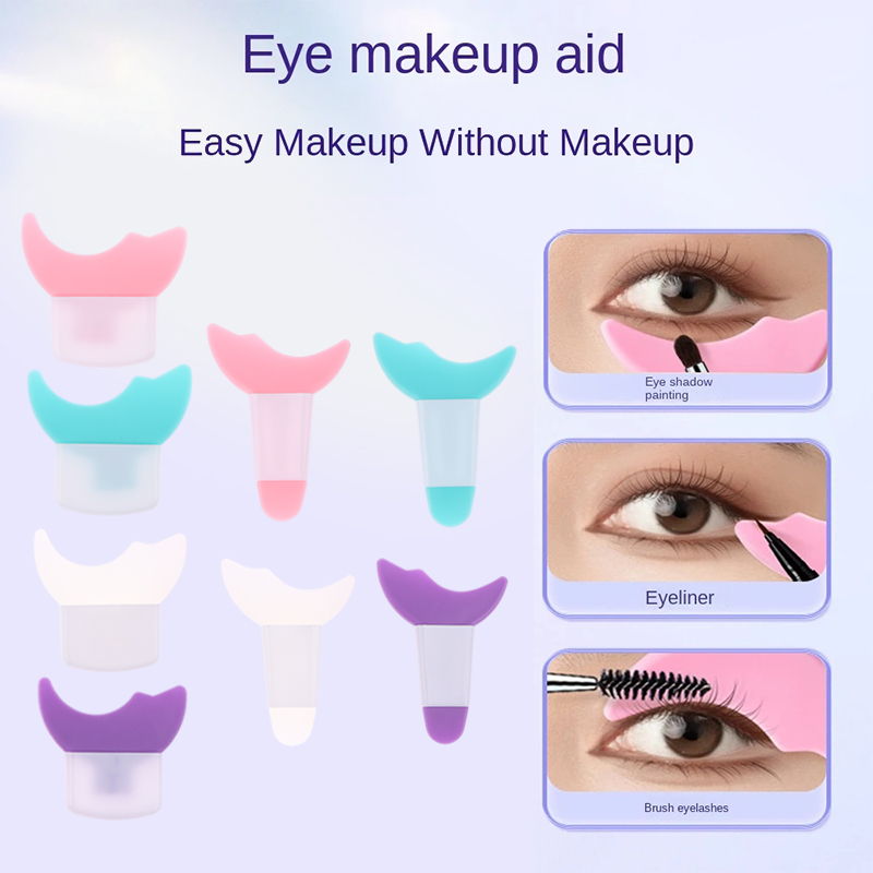 Wenefang Fashion 1Pc Beginner Eyeliner Auxiliary Stencils Eyeshadow Mascara Applicator Positioning Aid Beauty Tools