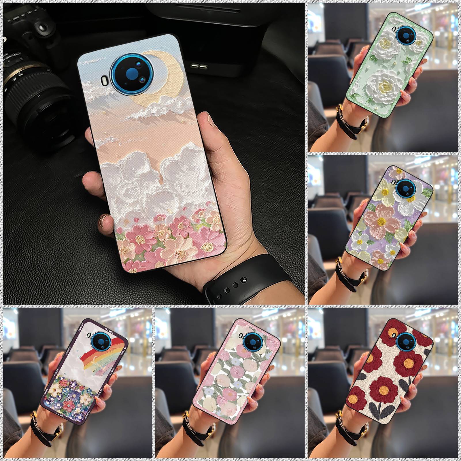 protective Cartoon Phone Case For VIVO Y29 4G/T4X 5G phone pouch Dirt-resistant Anti-knock Fashion Design Cute ring