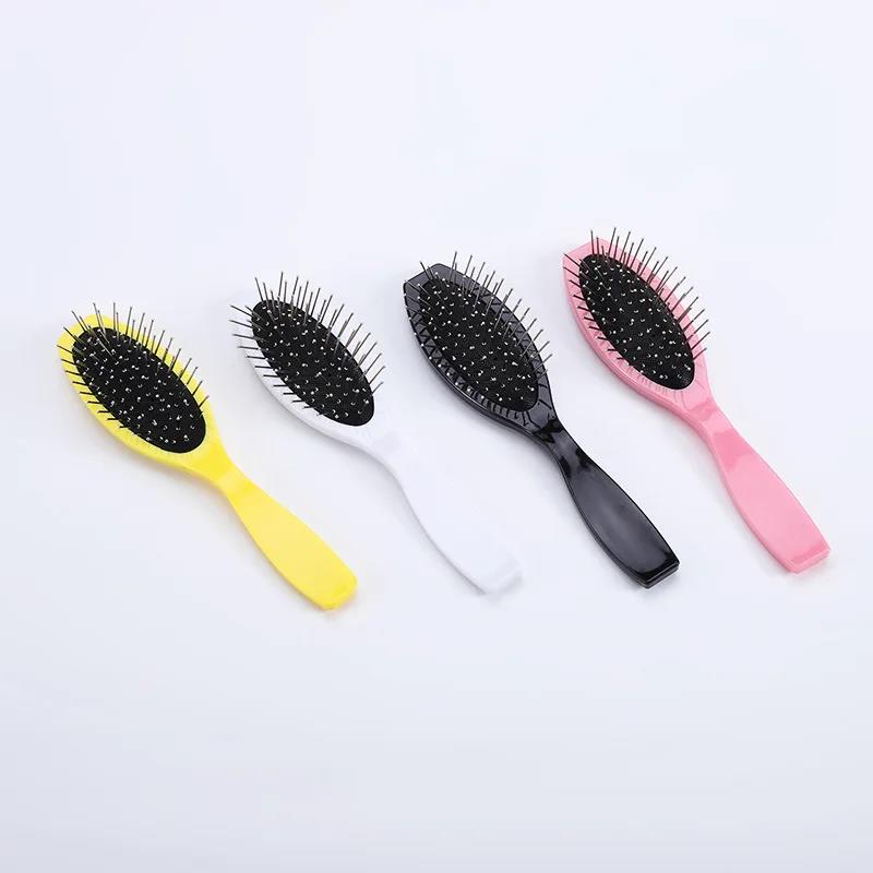 Wenefang Fashion Women Steel Pin Wig Wide Tooth Pocket Combs Barber Detangling Metal Comb Men Travel Mini Hair Brush Potent Untangling Antistatic