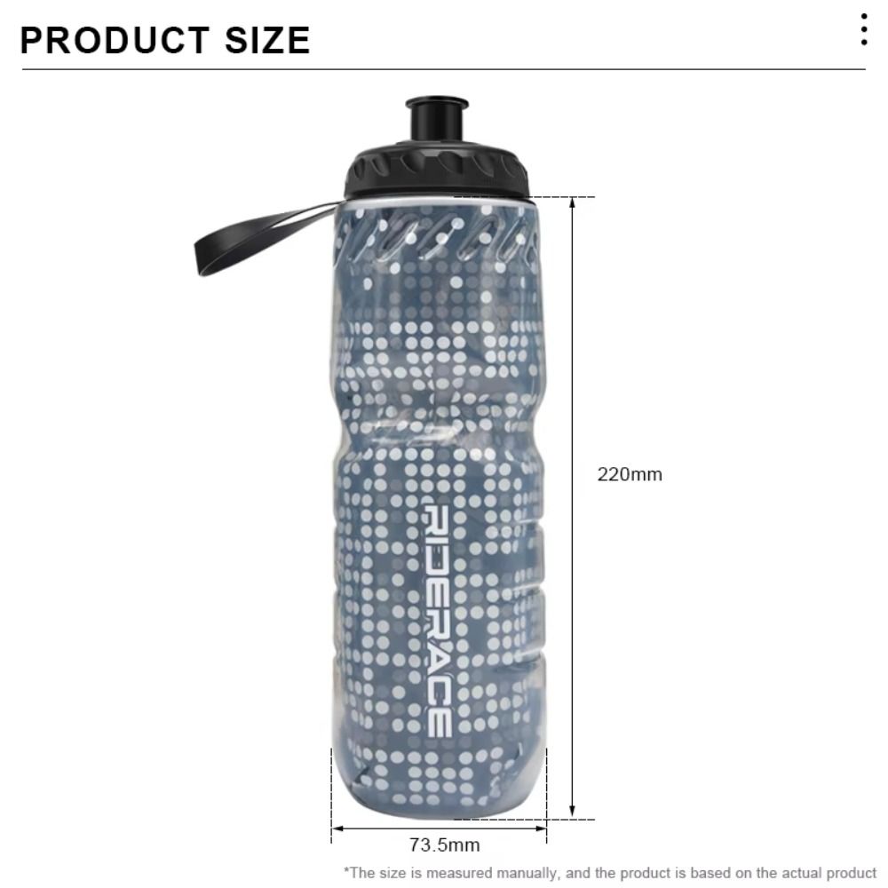 Durable Dual Layer Bicycle Water Bottles Thermal Insulation Outdoor Equipment Sports Kettle Keep Hot Cold Sport Cup MTB Road Bike