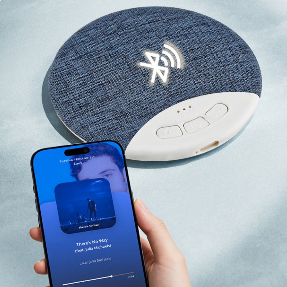 Gift Bluetooth 5.4 Under Pillow Bluetooth Speaker Mini HiFi Stereo Sound White Noise Machine Sleep Aid Built-in White Noise Portable Music Player Home Use
