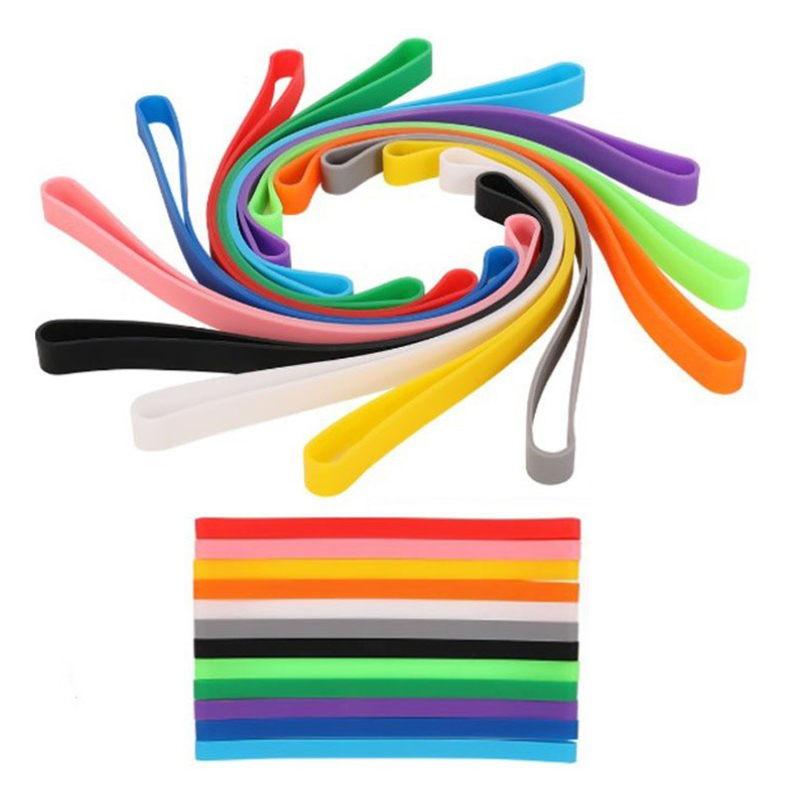 1pc Silicone Rubber Bands Elastic Rubber Wrapping Bands Extra Large Rubber Bands For Notebook Office Outdoor Gear Gifts CF8
