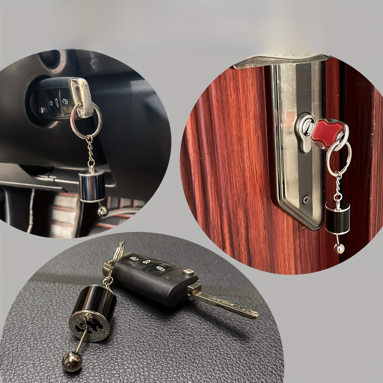 1pc Mini Gearbox Keychain Pendant, Creative Keychain Decoration For Car Keys, Backpacks, Wallets