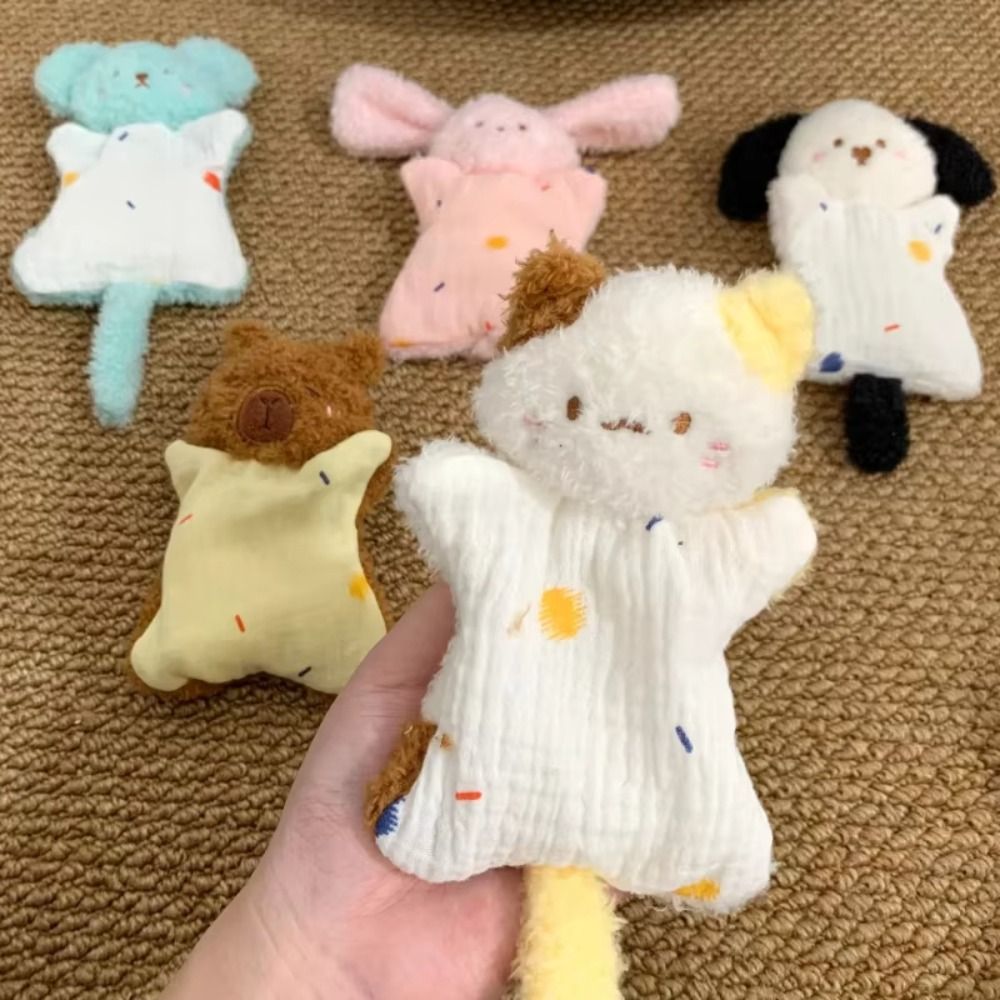 Portable Soft Material Soothing Bean Bag Toy Emotional Collectibles 15cm Plush Animal Dolls Cute Lightweight Cartoon Doll Pendant Birthday Gifts