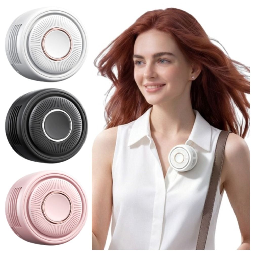 Durable Bladeless Clip-On Waist Fan 3 Adjustable Speed Rotatable Handheld Air Cooler Strong Wind Multi-functional Mini Electric Fans Summer