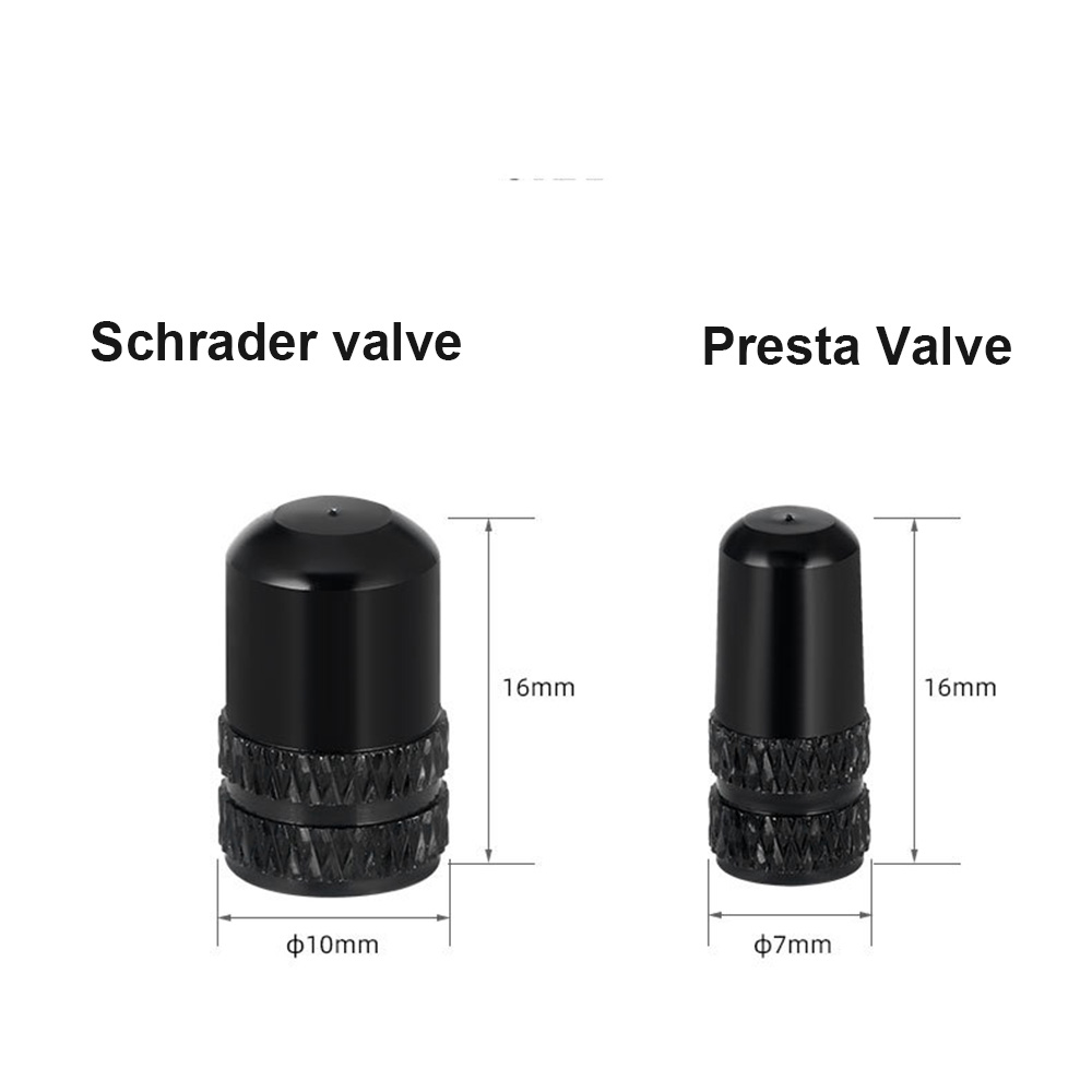 MTB Road Bicycle Valves Cover Aluminium Alloy Cycling Accessories Tyre Air Caps Valve Cap Presta Valve Schrader Valve