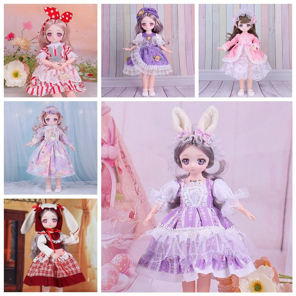Wedding Dress DIY Dress Up 30cm Dolls Clothes Fashion High Quality Doll Princess Dress Cute New Design /6 Dress Up Doll DIY Clothes BJD Doll