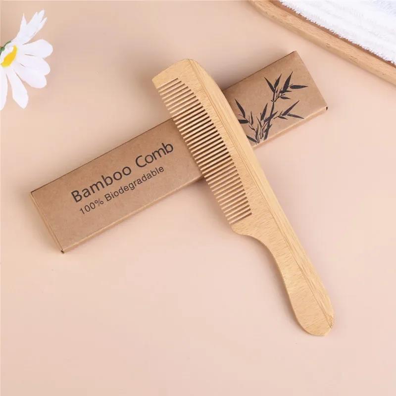 Wenefang Fashion Health Care Travel Mini Hair Brush Styling Hairbrush Bamboo Wooden Massage Comb Accessories Pocket Hair Comb 12x4x3cm