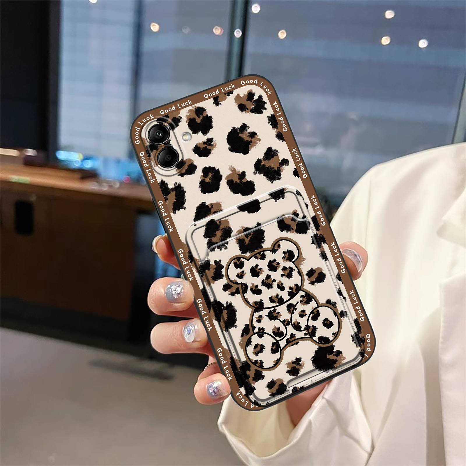 Soft case Card slot Phone Case For Samsung Galaxy A05/SM-A055F Graffiti Silicone TPU Anti-knock Anti-dust Durable Cute