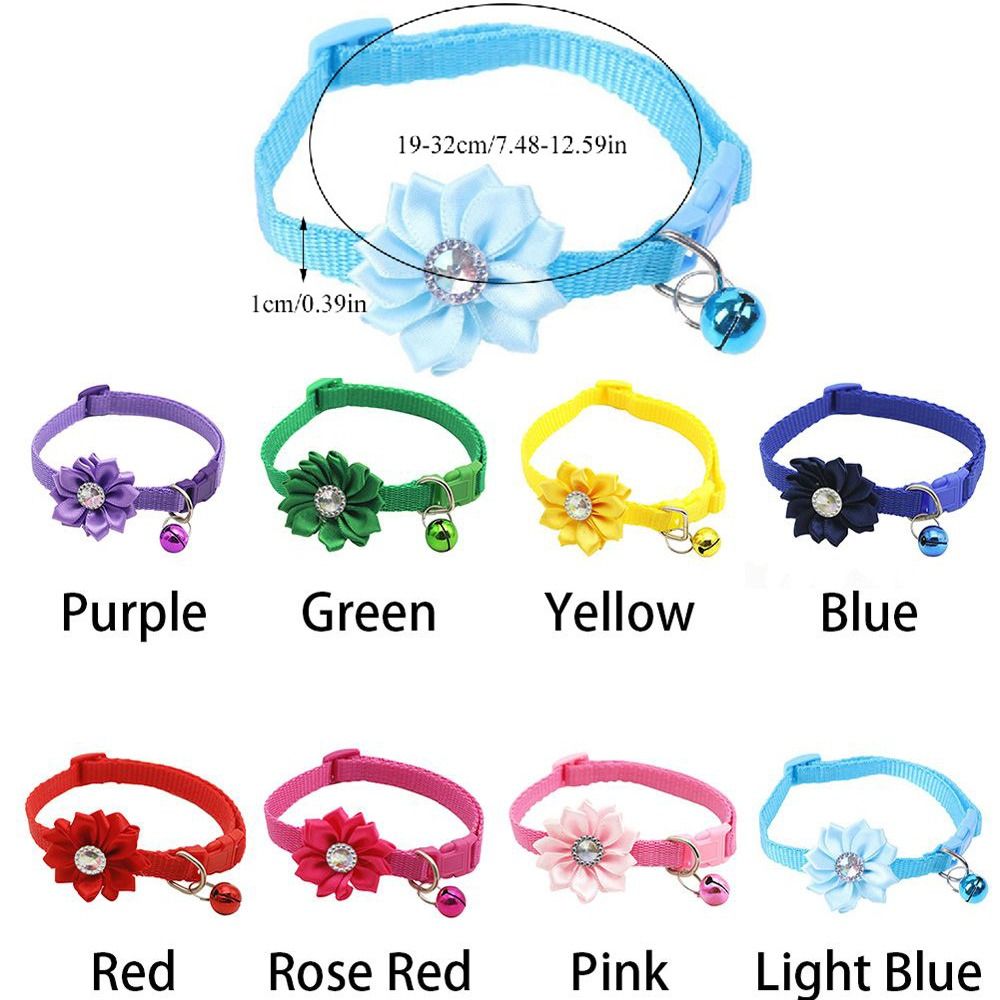Adjustable Cat Accessories Pet Supplies Kitten Necklace Dog Collar Cat Collars Love Heart