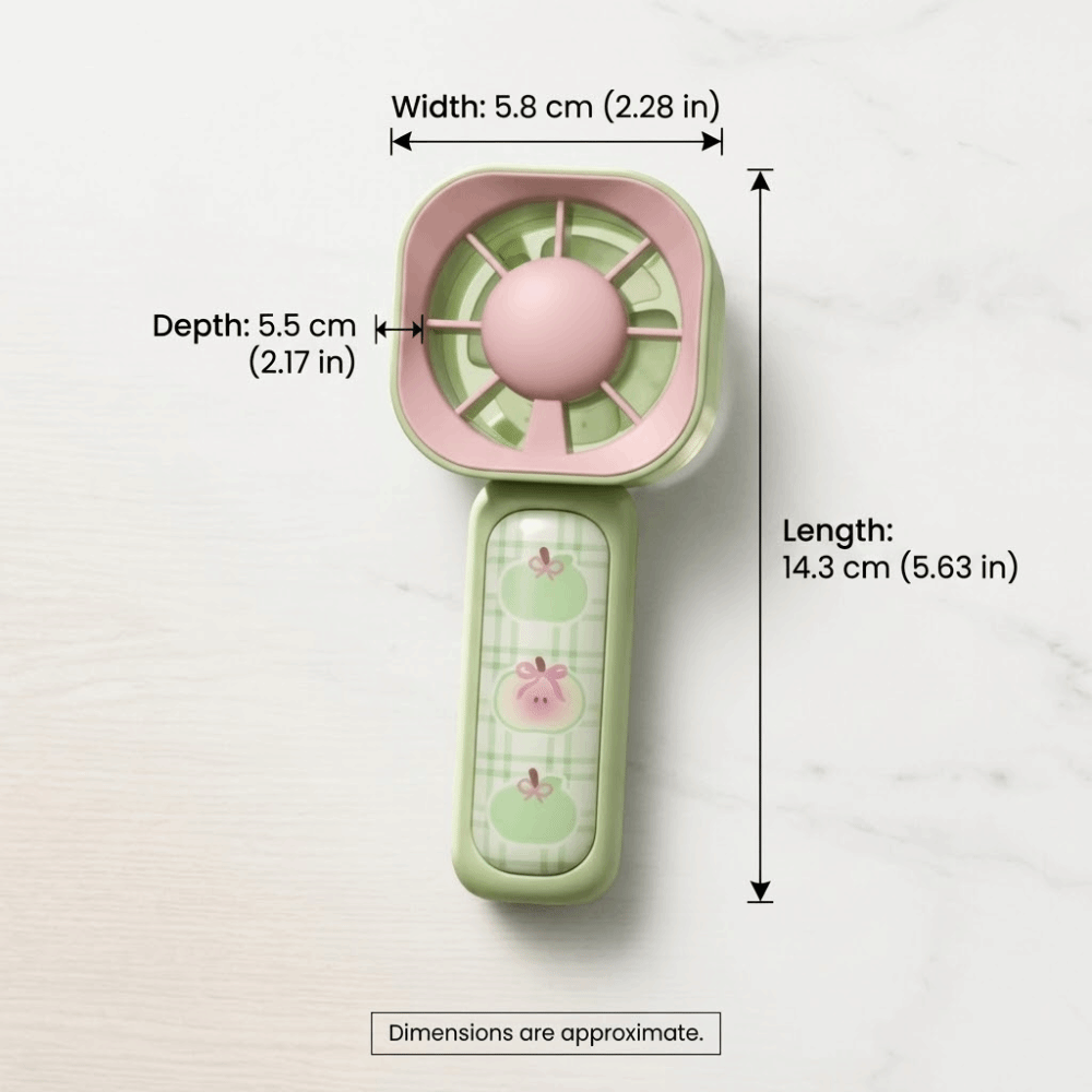 New Quiet Operation Handheld Mini Fan Lightweight Design Compact Size High Speed Fan Rechargeable Battery Strong Airflow Portable Fan Desktop Use