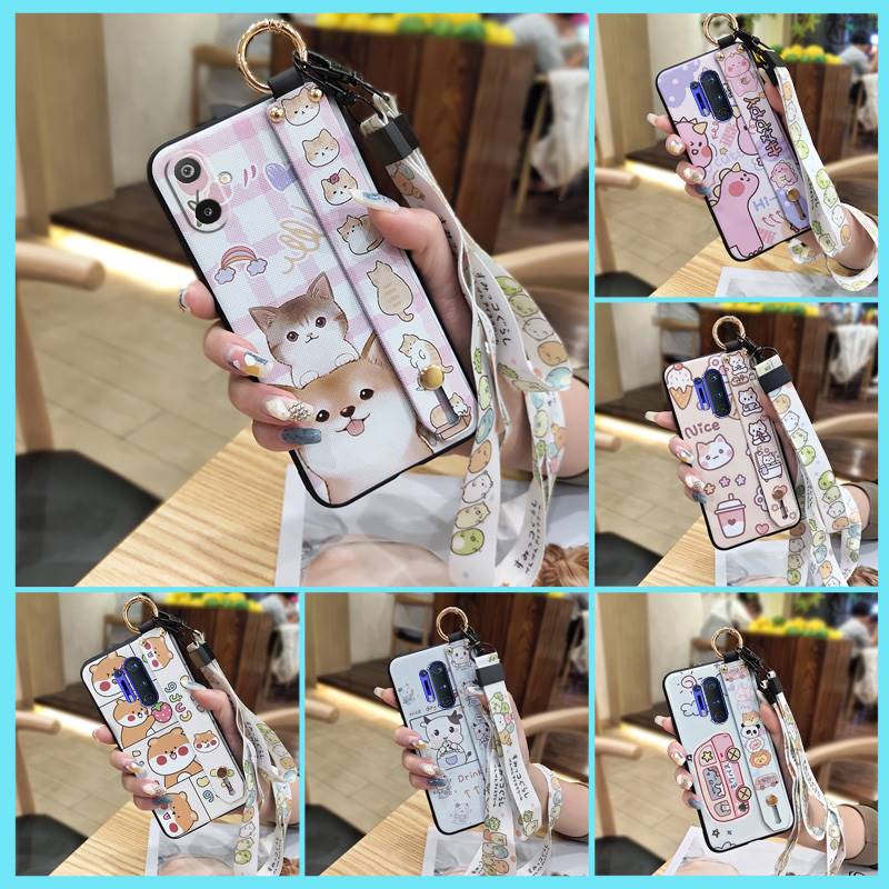 Waterproof Durable Phone Case For Samsung Galaxy F06 5G/M06 5G/SM-E066B Anti-knock Wrist Strap Wristband Fashion Design