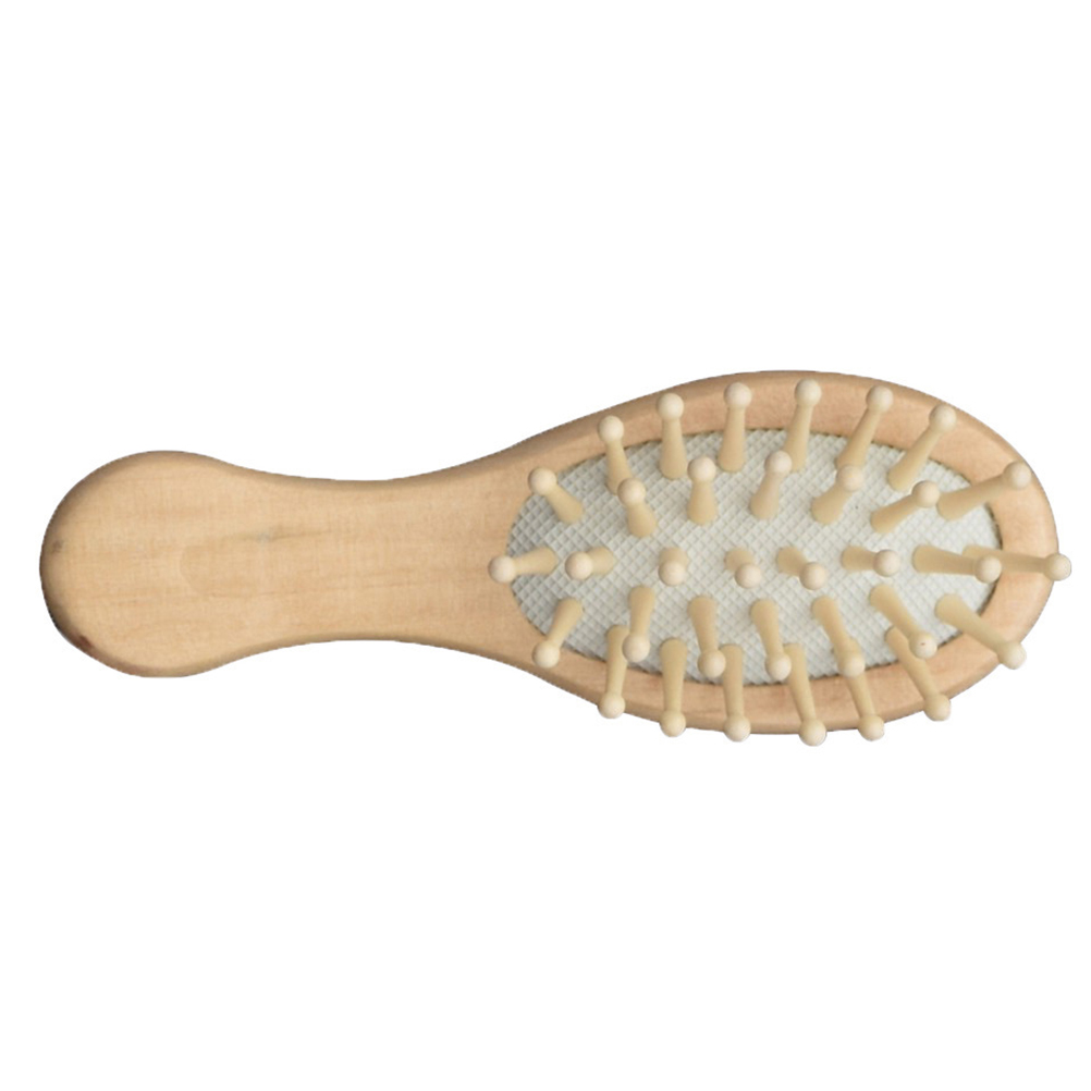 Wenefang Fashion Health Care Travel Mini Hair Brush Styling Hairbrush Bamboo Wooden Massage Comb Accessories Pocket Hair Comb 12x4x3cm