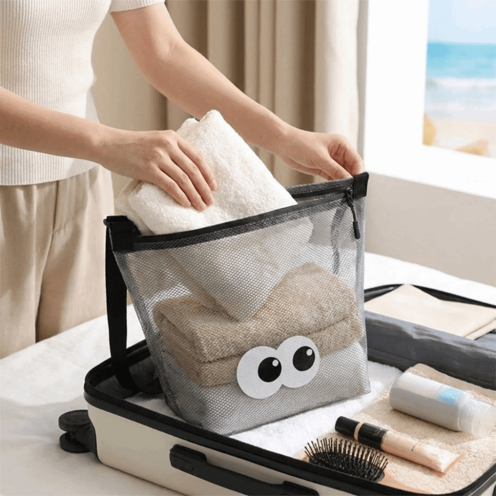 Fashion Large Capacity Cosmetic Bag Zipper Portable Toiletries Bag Romantic Floral Storage Bag Travel