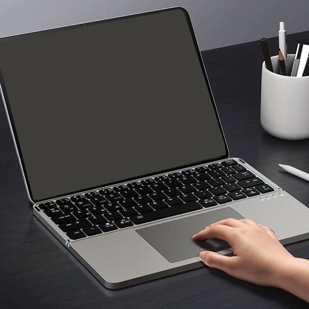 Lightweight Bluetooth 5.3 Wireless Bluetooth Keyboard Portable Universal Rechargeable Keyboard Compact Detachable Foldable Keyboard Notebook