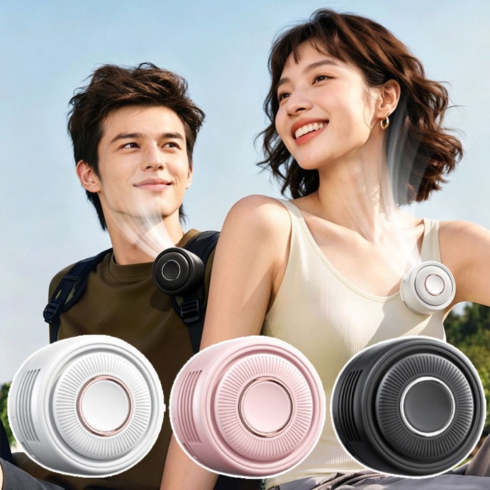 Cooling Artifact Bladeless Clip-On Waist Fan Rotatable Mute Handheld Air Cooler Portable 3 Adjustable Speed Mini Electric Fans Indoor Outdoor Use