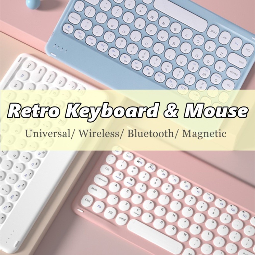 Mini Keypad 10 Inch Bluetooth Keyboard Mini Rechargeable Wireless Keyboard Portable Slim Design Portable Keyboard Tablet