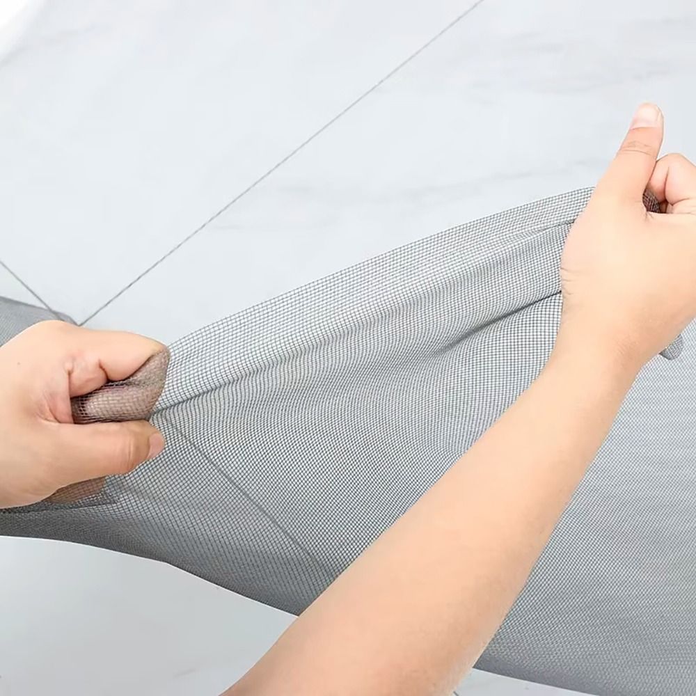 1Roll Durable 70x500cm Window Screen Mesh Fiberglass Mesh PP Nano Mesh Insect Protection Net PVC Tear Resistant Mosquito Window Screen for Windows Doors and Balconies