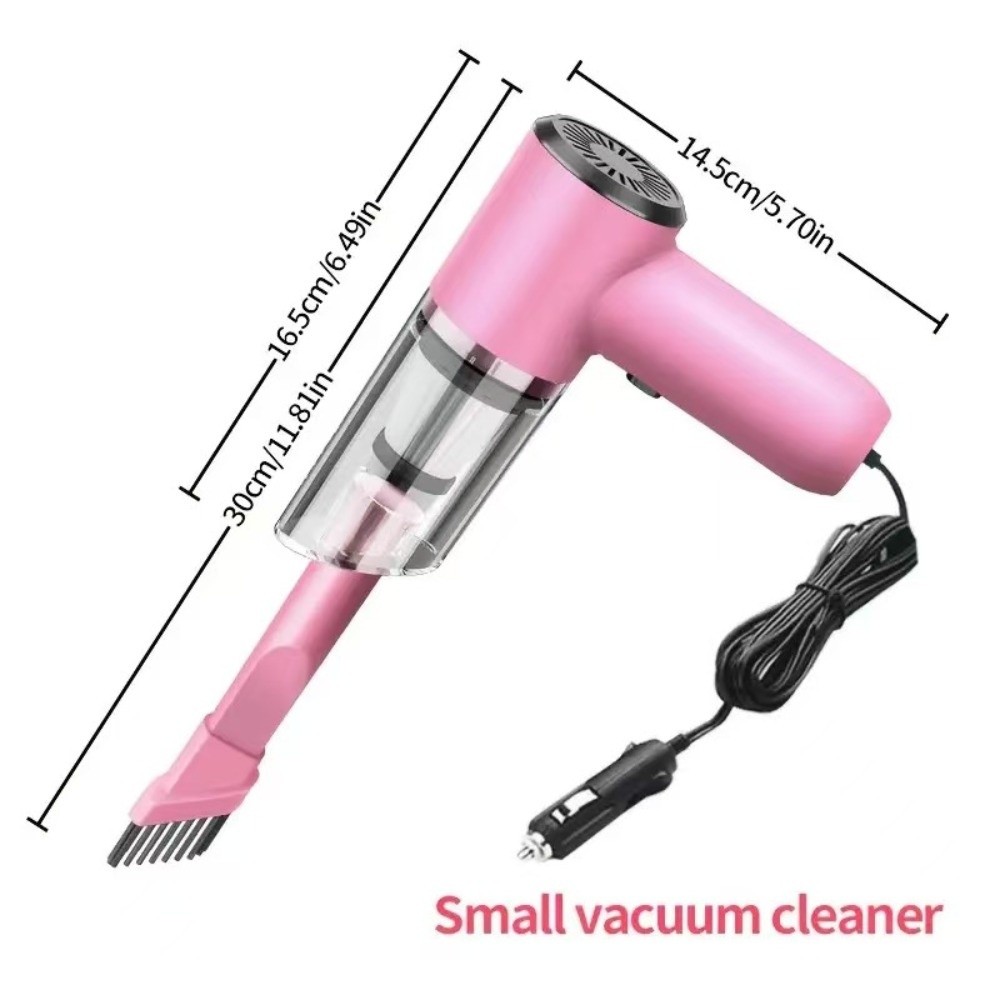 Car Cleaning 12V Car Vacuum Cleaner with Cord Compact Vacuum Cleaner Powerful Mini Car Vacuum Low Noise Lightweight Handheld Dust Remover Trucks