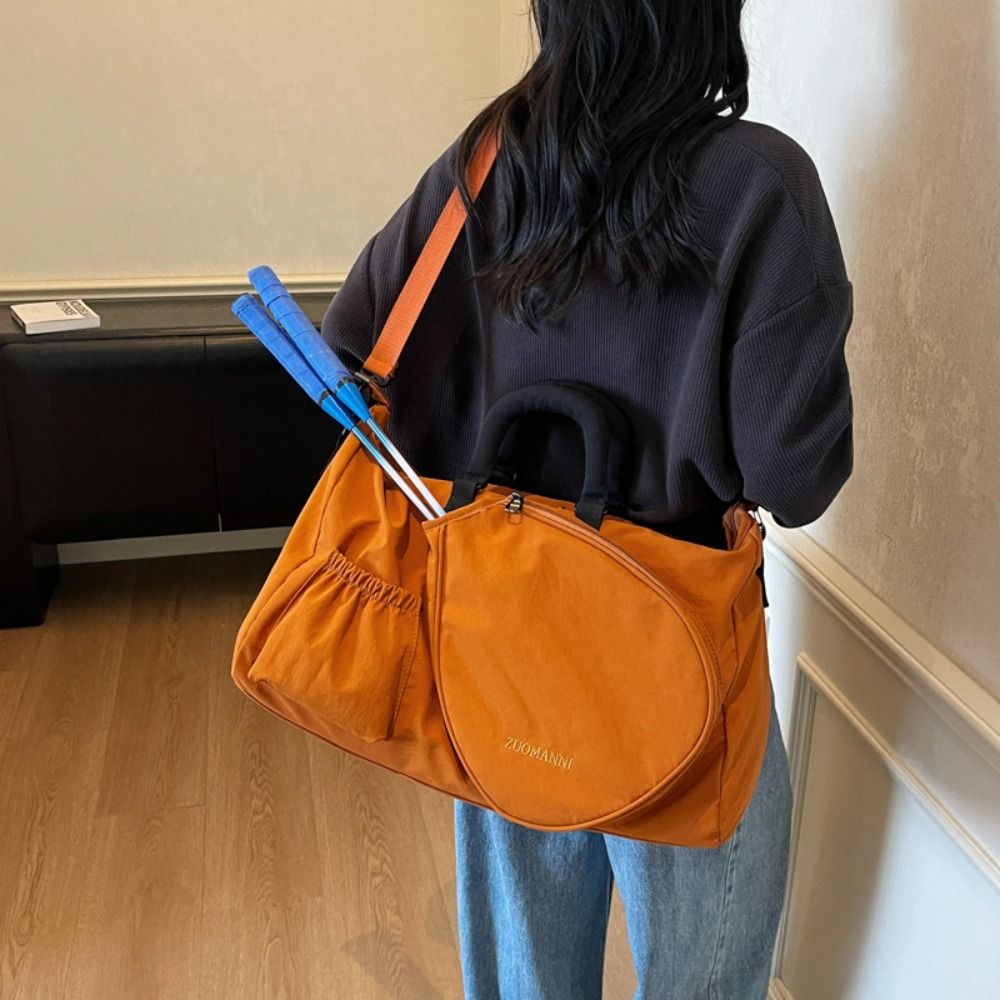 New Large Capacity Badminton Rackets Bag Dry Wet Separation Multifunctional Sports Shoulder Bag Durable Trip Tote Bag