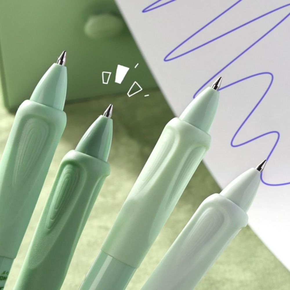 Kawaii Aesthetic 1PC Thermal Eraser Pen Cartoon Cute Erasable Gel Pen Black Blue Ink 0.5mm Neutral Pen Kids