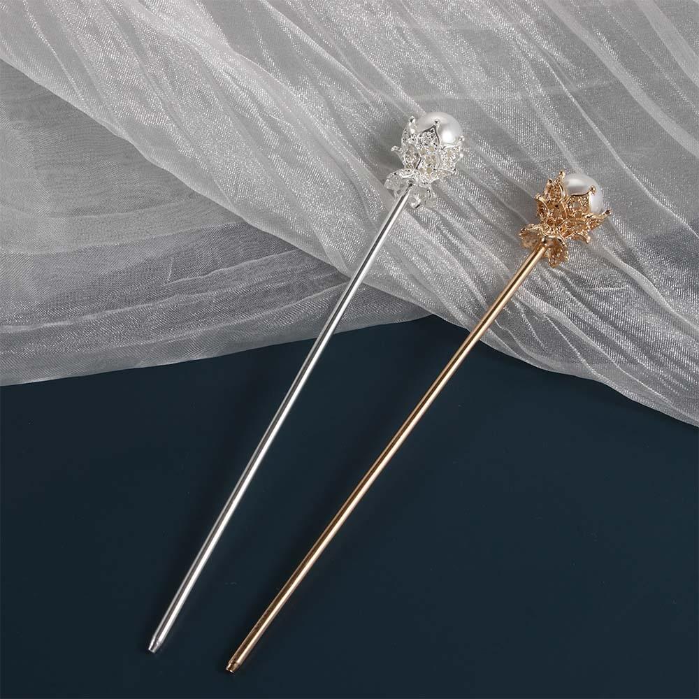 Women Lady Color Chinese Style Metal Hair Accessories Hair Clip Hair Sticks Hairpin