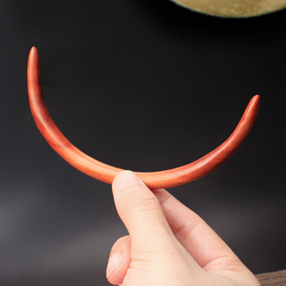 Elegant Simple Headdress Hanfu Long Hair Bun Combs Ladies Headwear Women Chinese Style Hair Fork Hair Accessories Hairpin Crescent Moon Hair Stick