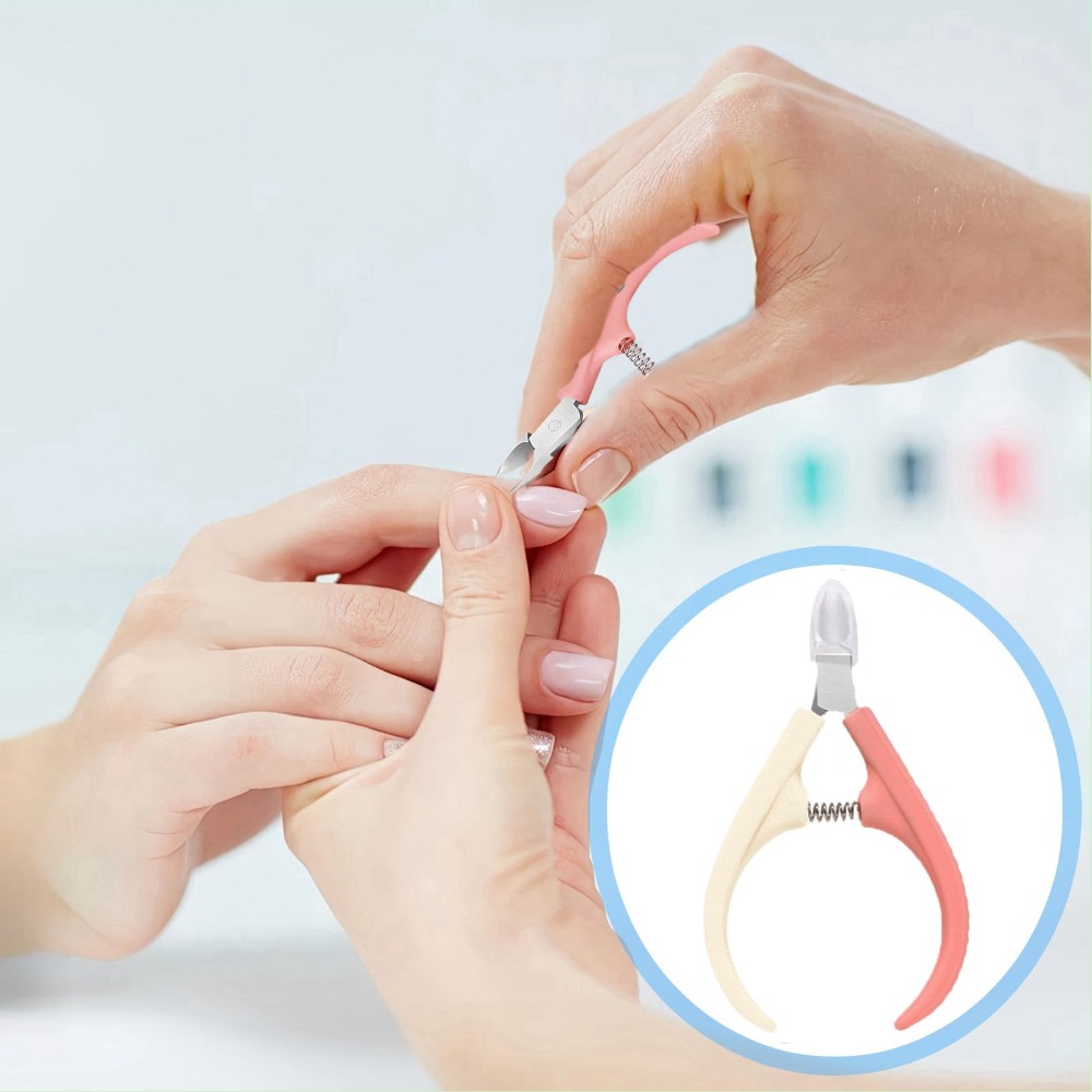 Nail Accessories​​ Stainless Steel​​ Cuticle Nippers​​ ​​Heavy-Duty​​ ​​Ergonomic Grip​​ Cuticle Trimmer ​​Durable​​ ​​Compact​​ ​​Pedicure Tool​​ ​​Home Nail Care