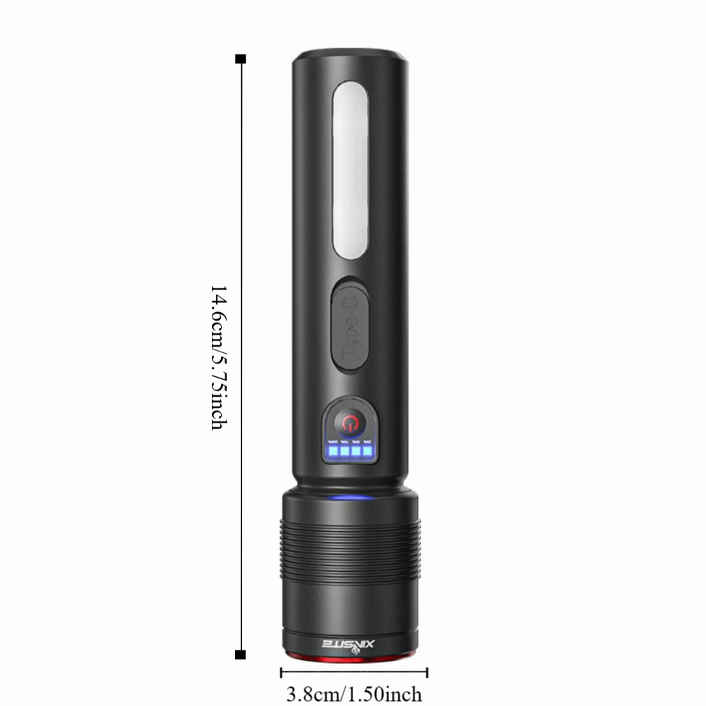 Portable Rechargeable Mini Flashlight COB Side Lamp Long-Range Strong Lighting Flashlight Waterproof Long-lasting Floodlight Fishing