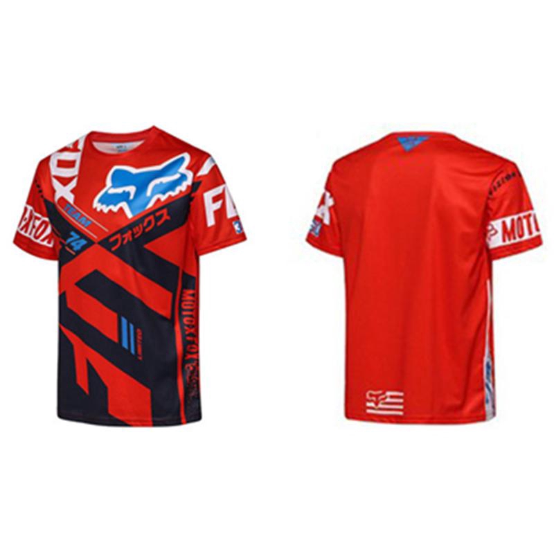 Pro Motocross Racing Jersey FOX Shirt Dirt Bike BMX MTB MX ATV Riding Shirt