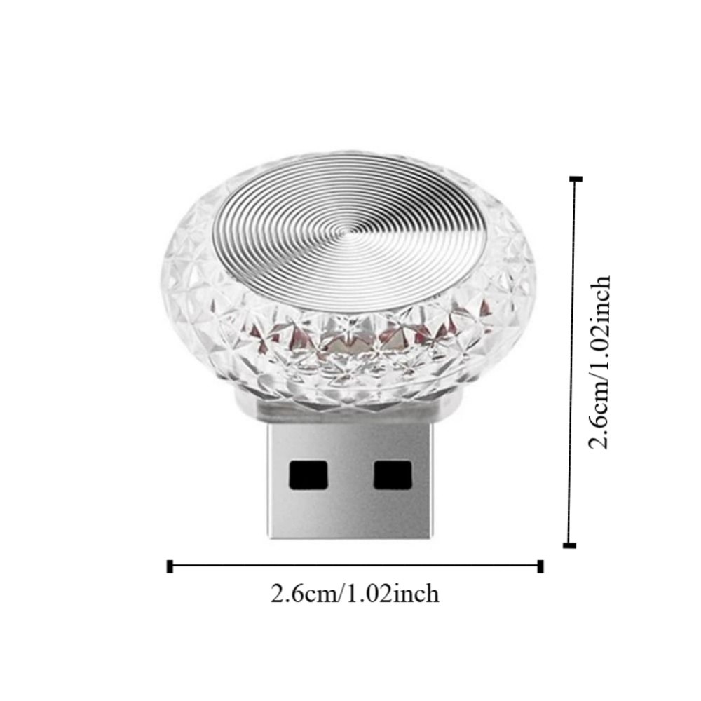 2Pcs Universal Portable Design Ambient Light Colorful Lighting Plug Play LED Decorative Light Mini Size Ambiance Lamp Night Light