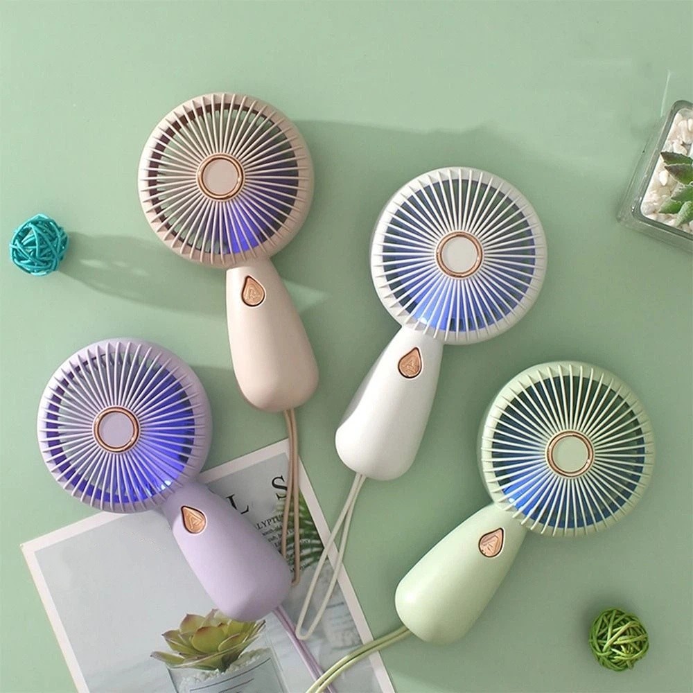 Simple Handheld Mini Handheld Fan Portable Low Noise Mini Electronic Fan Lightweight Durable Cooling Fan Travel